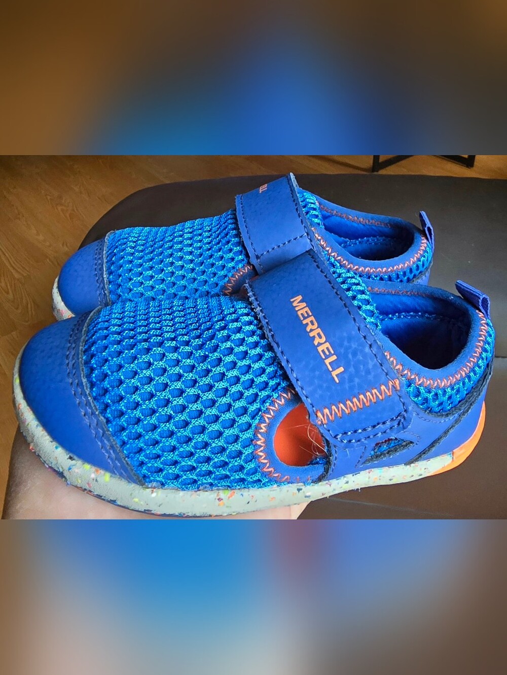 Sz 7 Toddler Kids MERRELL BARE STREPS H2O Active Water Shoes